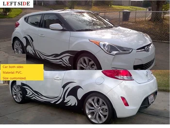 

LEFT SIDE Car Stickers and Decals Car Styling High-grade Body Waterproof Accessories Vinyl Fresh No Color Fading Durable
