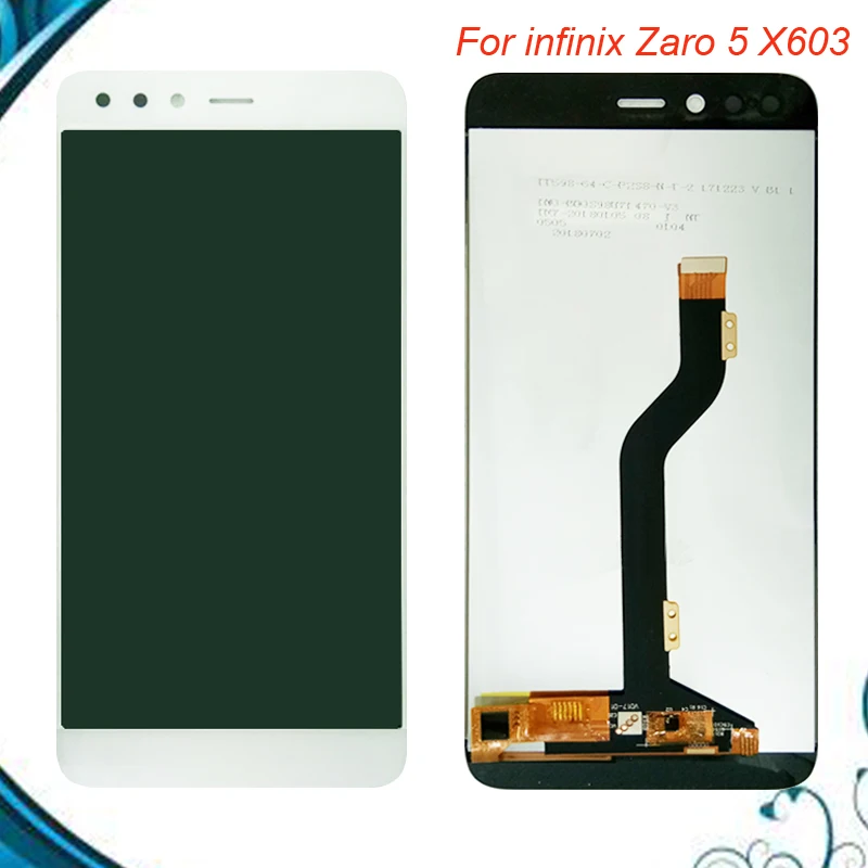 

Black White For infinix Zaro 5 X603 Zaro5 LCD Display Touch Screen Glass Digitizer Assembly Replacement For infinix X603