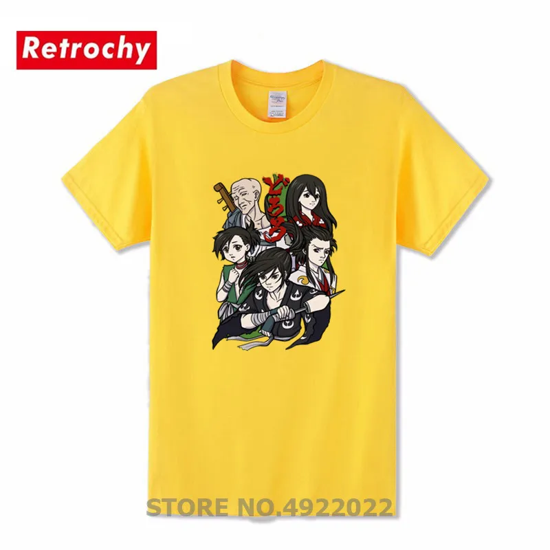 Мужская футболка из японского аниме Dororo с мультипликационным персонажем Tezuka &amp