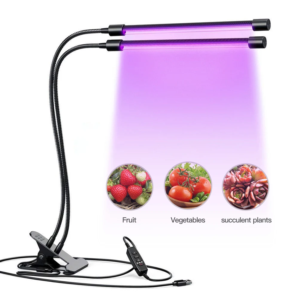 

2019 HOLLKI New 18W Remote Control USB LED Plants Grow Light 5 Models 30 Pcs LEDs Growth Lamps for Greenhourse succulent plants