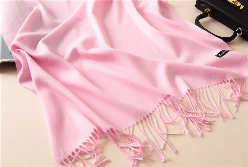 2019 роскошный бренд soild кашемировый женский шарф зимняя теплая шаль и палантин хиджаб магазин пашмины длинный женский фуляр платок