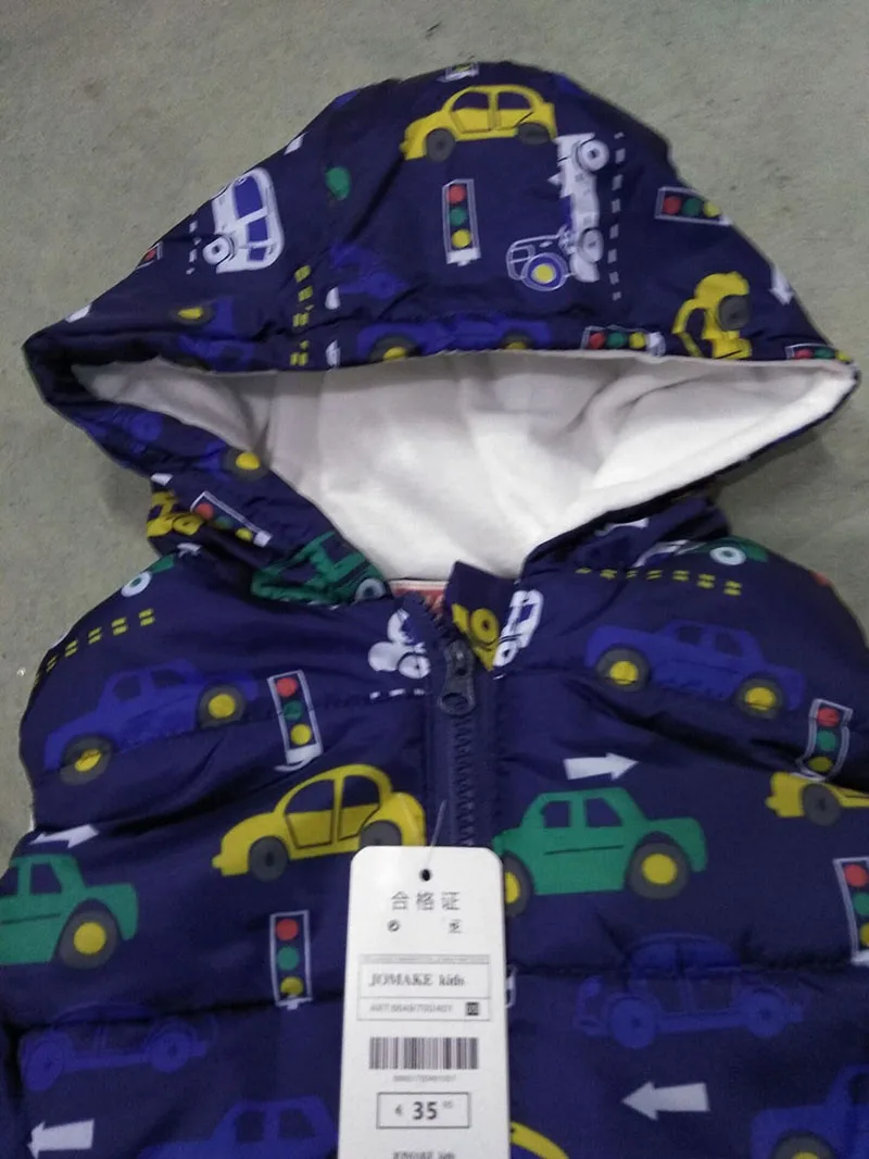 Autumn Winter Girls Vests Children's Cotton Warm Coat Baby Boy Dinosaur Hooded Waistcoat Kids Cartoon Cute Outerwear Clothing Outerwear & Coats luxury