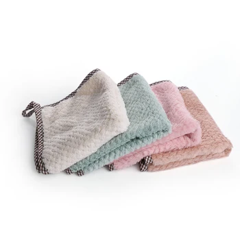 

1PC color random Hangable Washing Dish Cloth Bamboo Fiber Washing Towel Magic Kitchen Cleaning Wiping Rags Kitchen Gadgets