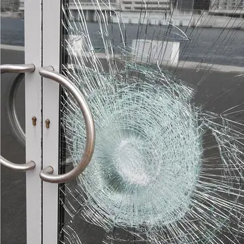 

SUNICE 20mts Roll Clear Safety Film Transparent Window Foils Shatter-proof Glass Protective Film 0.2mm Home Office Public Glass