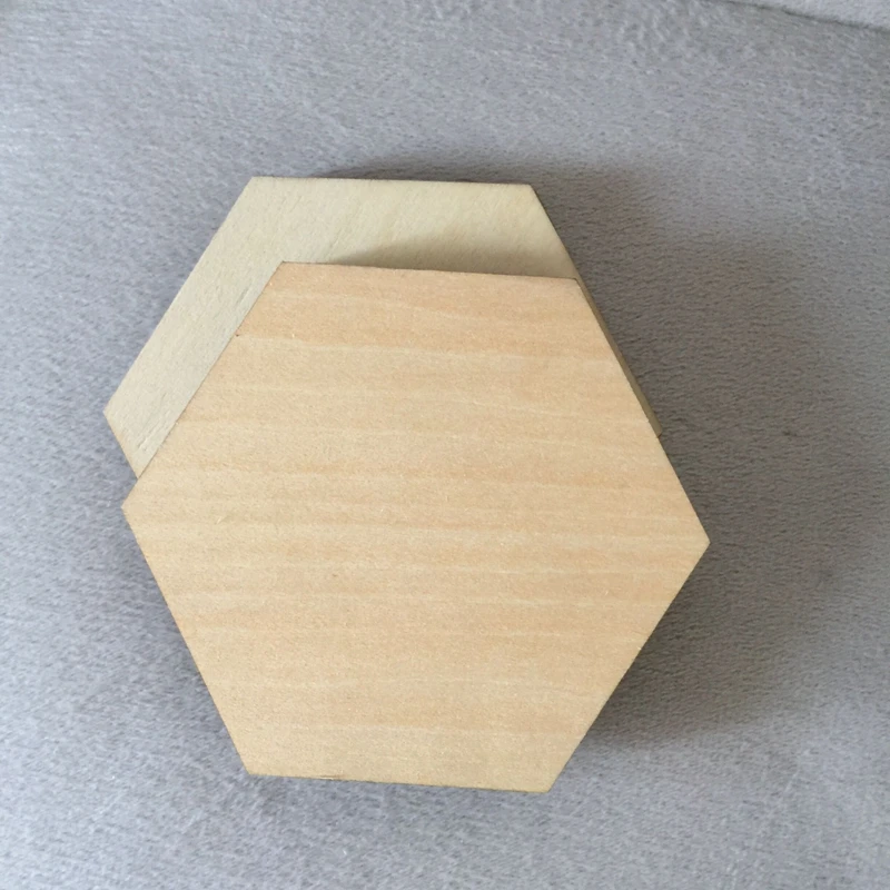 laser cut hexagon wood shapes geometric wood shapesshapes geometric