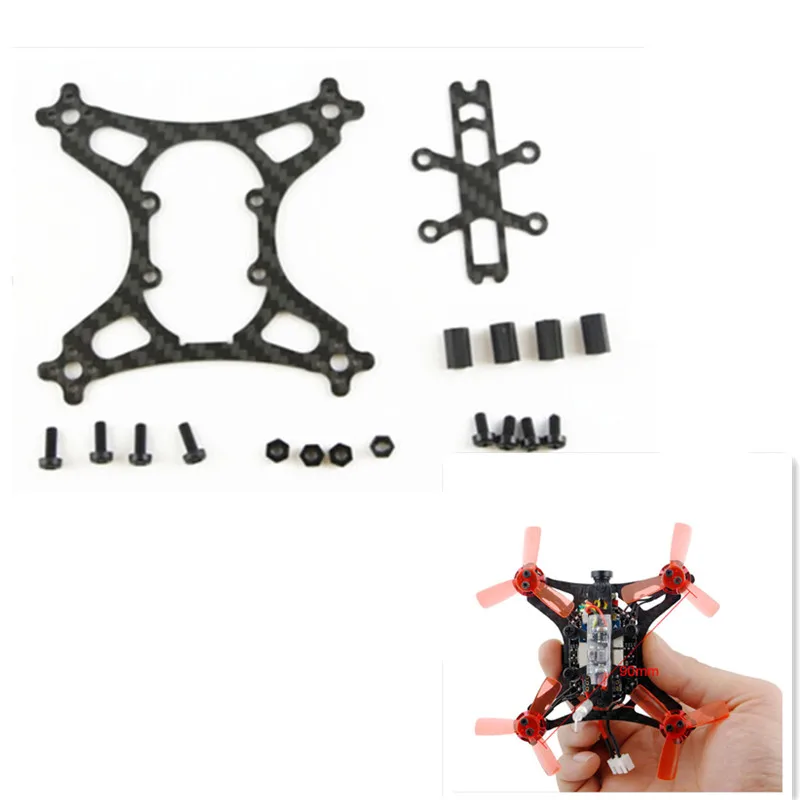 

FPV Kingkong 90GT 90mm Micro Brushless Quadcopter Carbon Fiber Frame Kit for Spare Parts Support 1103 Motor 1935 Propeller
