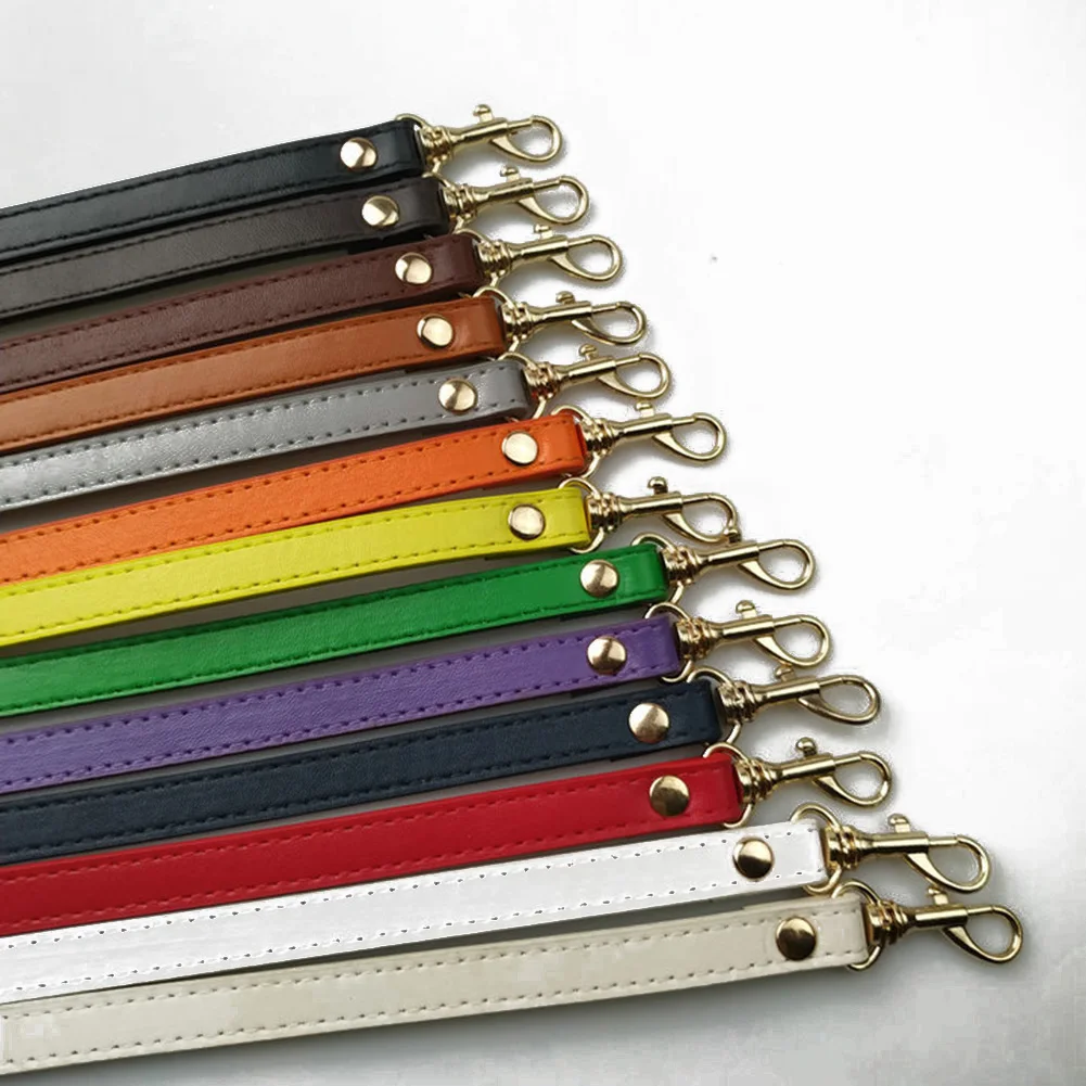 

120cm DIY Women Bag Strap Crossbody Shoulder Replacement Handbag Handle Bag Strap Solid PU Leather Candy Color Red Black Hot