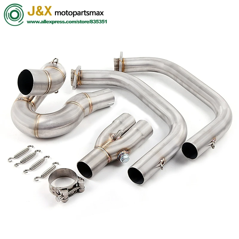 

Full System Pipe Slip-On For kawasaki Z650 NINJA 650 Motorcycle Exhaust Muffler Modified Middle Link Pipe