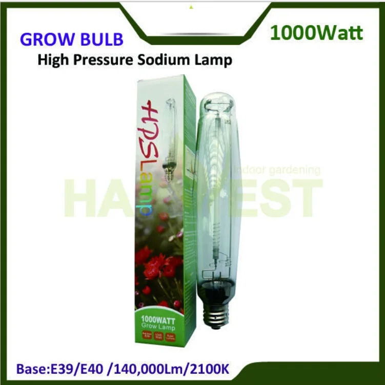 

2pcs 140000lm E39/E40 1000W Prolonged Lamp Life High Performance Super HPS Lamp Plant Growth Light Bulb Indoor Garden Light