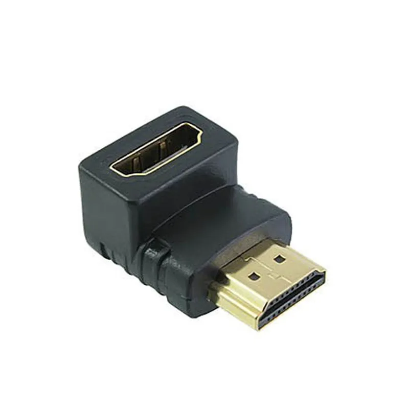 DZLST 90 градусов угол HDMI к HDMI мужчин и женщин Переходный кабель конвертер удлинитель для 1080P HDTV для Hdmi адаптер