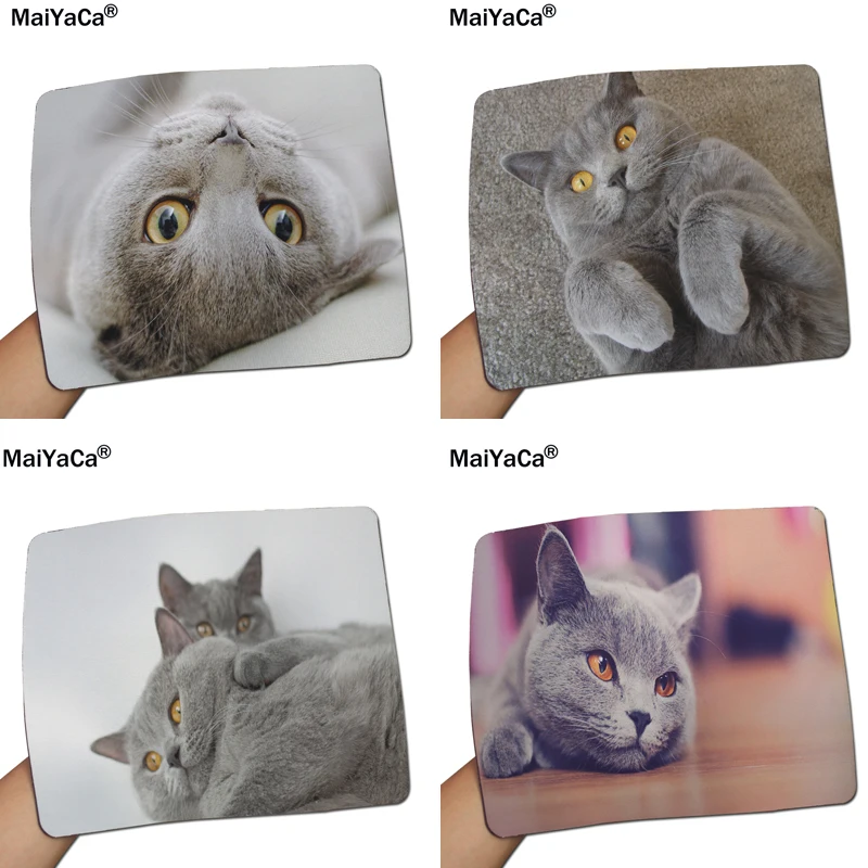 

MaiYaCa British Shorthair Cat Mouse Pad Size 18*22cm and 25*29cm