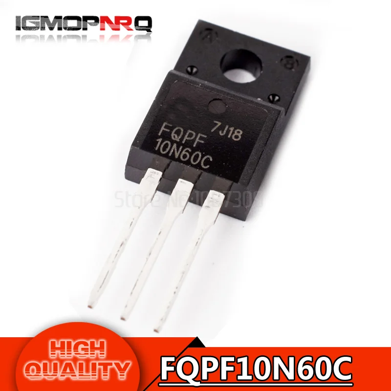 

10PCS FQPF10N60C TO-220 10N60C 10N60 TO220 Field-Effect transistor