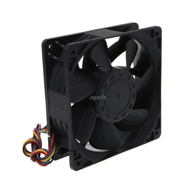 12V 5A Cooling Fan 12038 Dual Ball Bearing Brushless 4Pin Computer Server Case S7 S9 D3 L3 E9 T9 PFC1212DE Cooler fan cooling fan