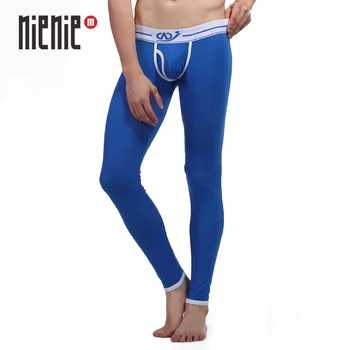 

Male Comfortable Long Trouser Long Underpants Men's Thermal Underwear Sleepwear Warm Leggings Tight New Modal - 8 Colors Choice