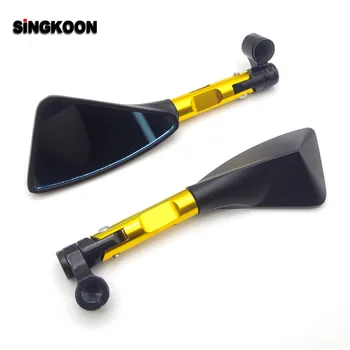 

Motorcycle Accessories 8 10mm Motorcycle Mirror RearView Mirrors Blue Glass FOR honda nc 750x cb300r st1300 Yamaha vmax 1200