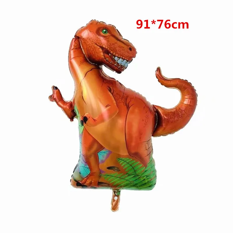 Globos de papel de dinosaurio combinación dragón helio Globos Jurásico mundo Animal Ballon dinosaurio fiesta suministros niños cumpleaños regalo