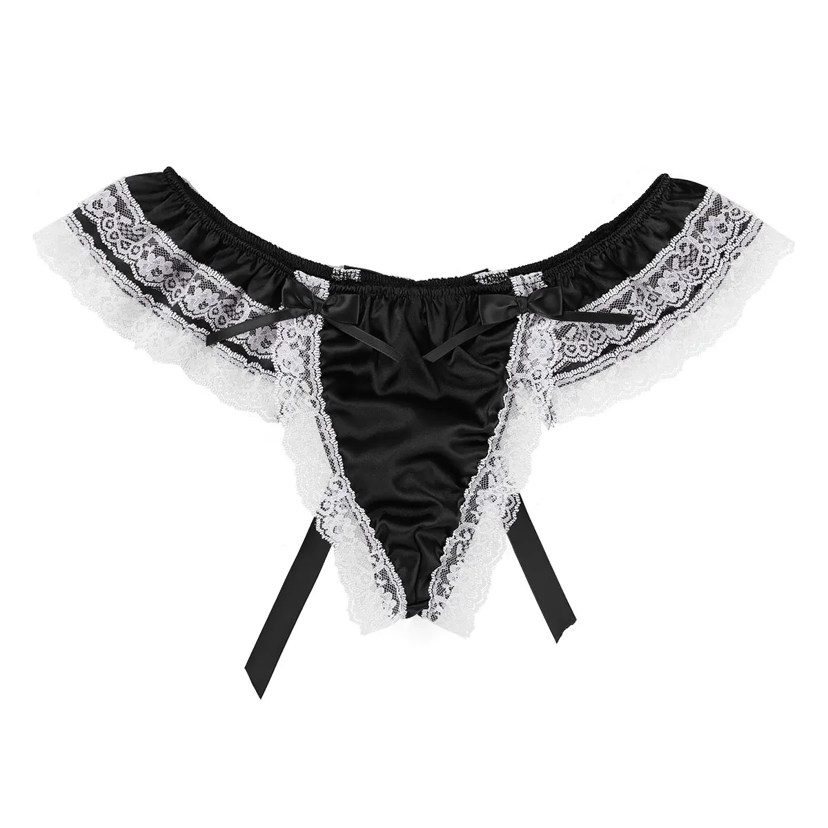 Мужские двухслойные Трусики бикини iiniim атласные трусики с цветочным кружевом на