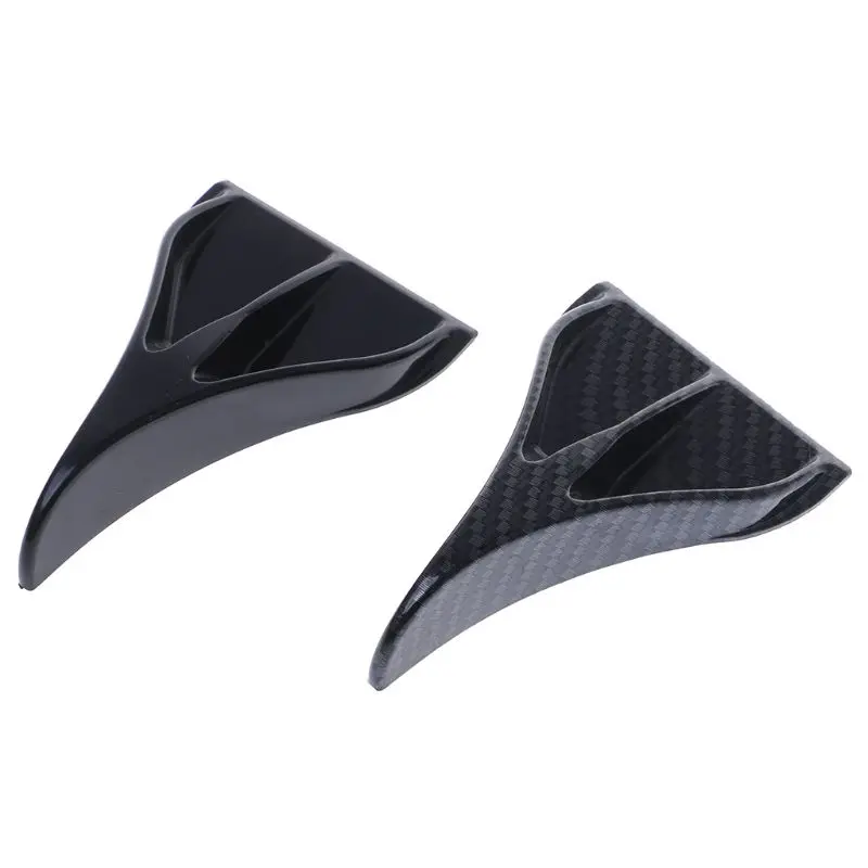 

1Pcs Carbon Fiber Shark Fin Kit Diffuser Spoiler Roof Wing Windshield Vortex Generator for Windscreen RoofSpoiler Bumper