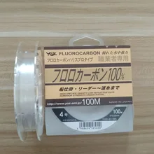 YGK бренд фторуглеродная леска 100 м сделано в Японии