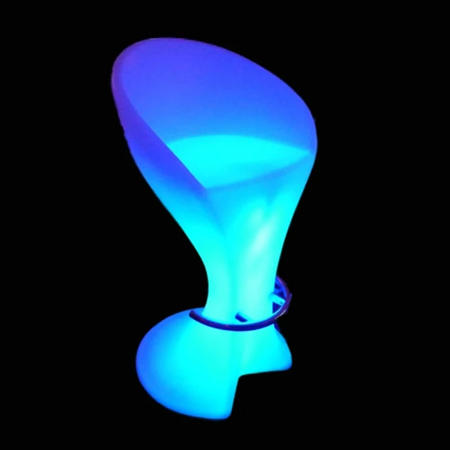 16 colors Changing Lighting Led Bar Chair Illuminous Glowing Coffee Bar Stool For Party Event SK-LF32 (L56*W52*105cm) 2pcs/Lot