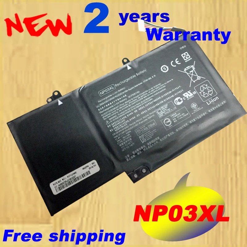 Новый ноутбук Батарея NP03XL для hp Pavilion X360 13-A010DX TPN-Q146 TPN-Q147 TPN-Q148 HSTNN-LB6L 760944-421 Batteria