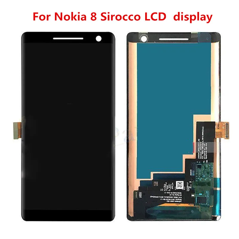 Для Nokia 8 Sirocco ЖК-дисплей с сенсорным экраном дигитайзер сборка для Nokia 8 Sirocco lcd с рамкой 8 S экран Replac