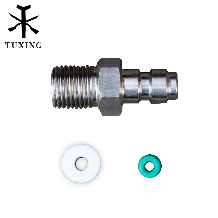 

Pcp Airforce Condor Airsoft stainless steel male Quick connector thickening 8mm M10*1 4500psi 310bar 30mpa 1 piece/lot