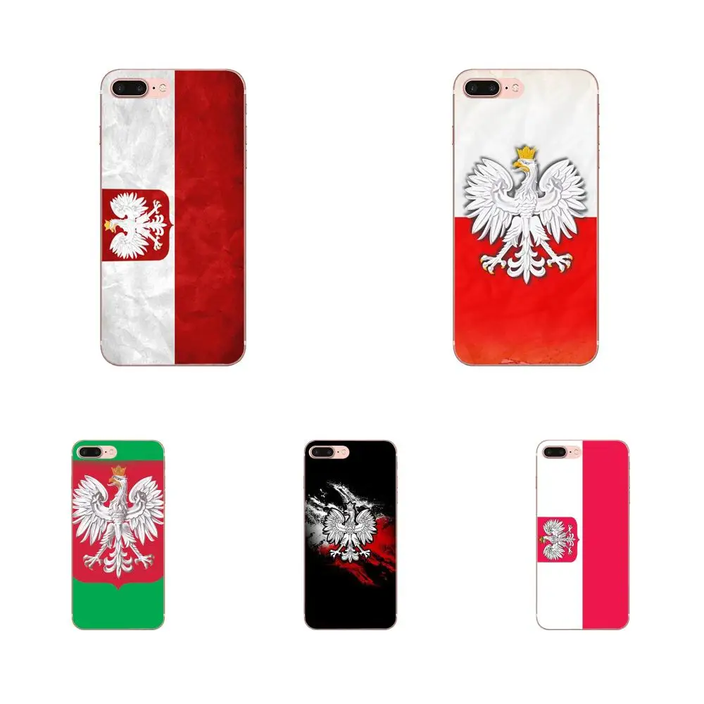 

For Galaxy Alpha Core Note 2 3 4 S2 A10 A20 A20E A30 A40 A50 A60 A70 M10 M20 M30 TPU Capa Cover Case Poland National Flag Emblem