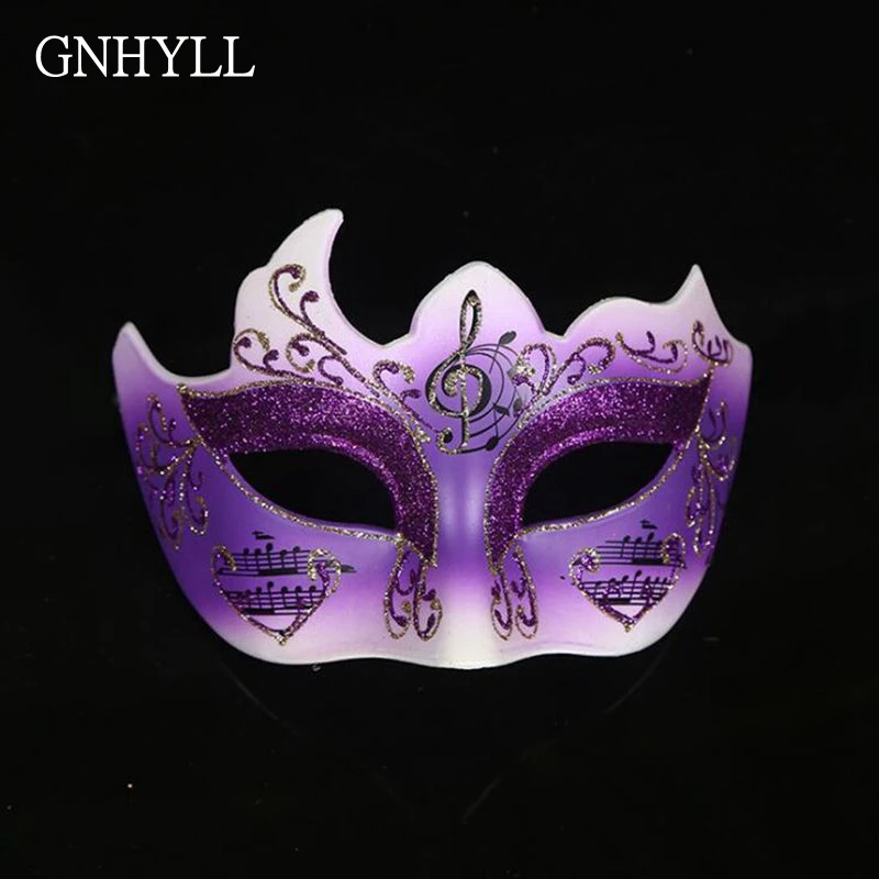 

GNHYLL Sexy Men Women Costume Prom Mask Venetian Mardi Gras Party Dance Masquerade Ball Halloween Mask Fancy Dress Costume
