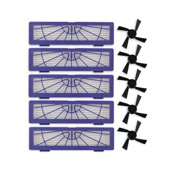 

10pcs Replacement Filters HEPA Filter Side Brush for Neato Botvac D70E 75 80 85 Series robot Vacuum Cleaner Part accessories kit