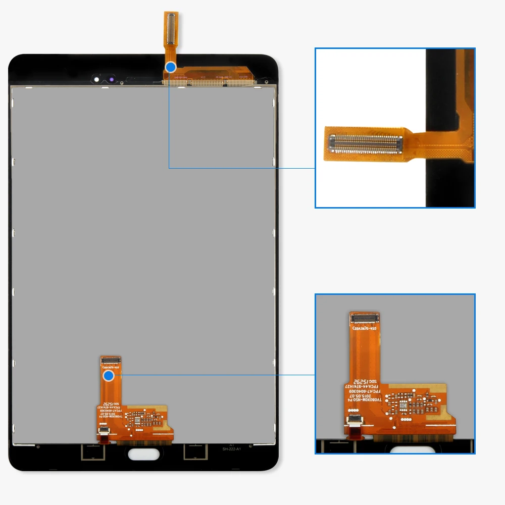Srjtek 8 0 &quotЖК дисплей для Samsung Galaxy Tab A SM T350 T355 ЖК Матрица сенсорный экран дигитайзер