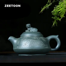 170cc Аутентичные Исин Чай горшок Китайский Здоровый фиолетовый глиняный горшок wo Ху Чанг долго мастер ручной работы Zisha Чай комплект Винтаж домашний Декор