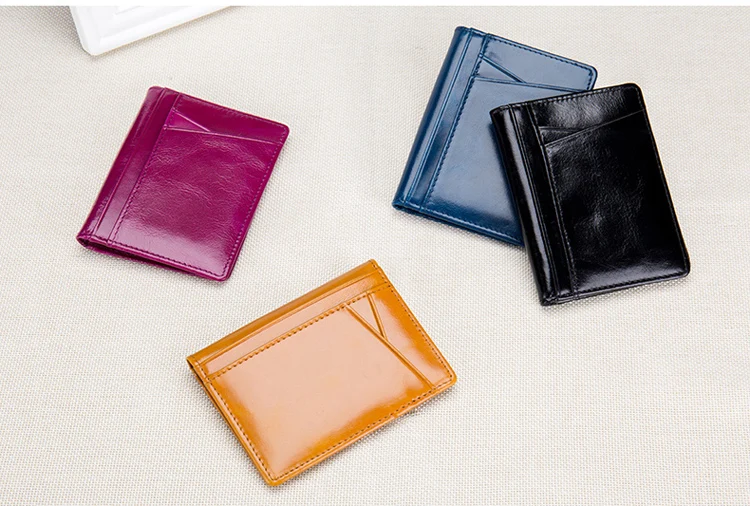 Бренд COMFORSKIN, премиум, натуральная кожа, воск, дизайнерский чехол для ID карты, унисекс, кредитные ультра тонкие держатели для карт