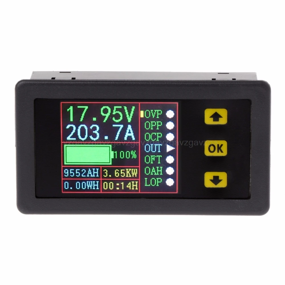 

Digital Multimeter Charge-Discharge Battery Tester DC 0-90V 0-20A Volt Amp Meter Au03 Dropship