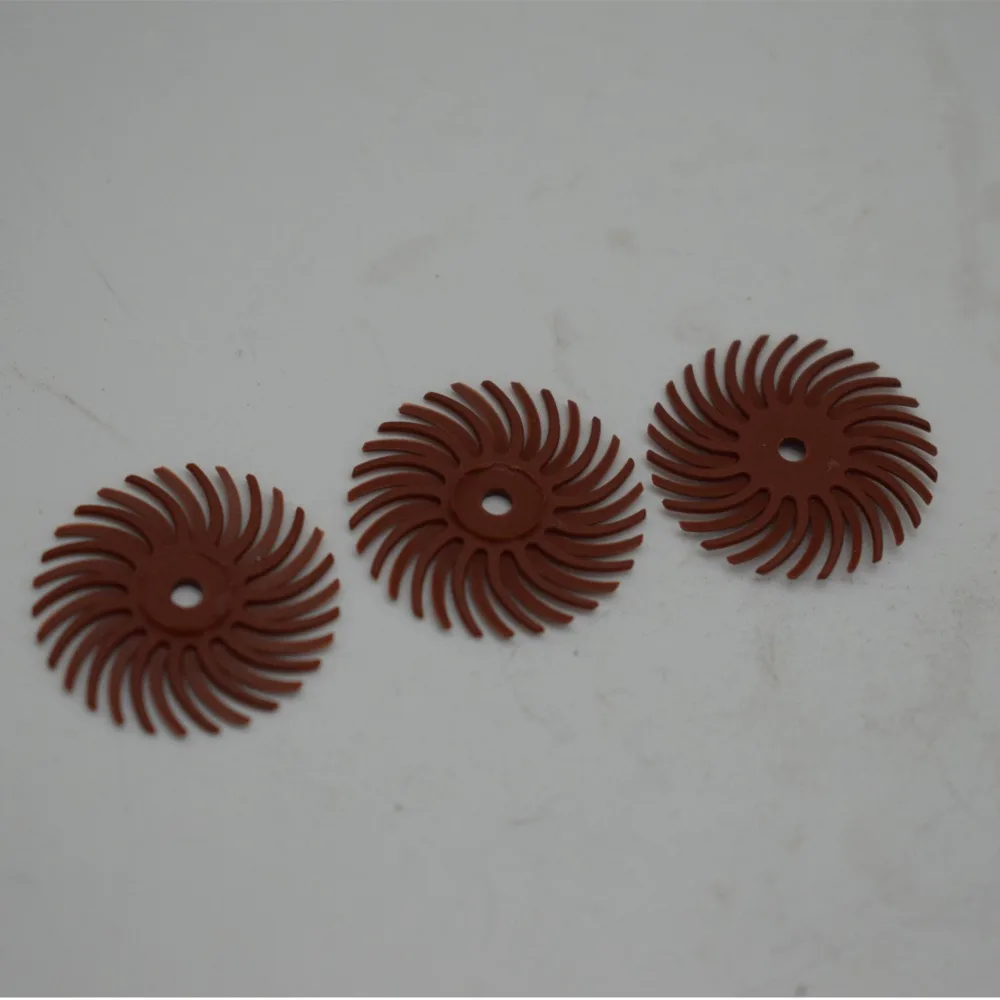 Buy 10pcs Radial Bristle Disc Brush With 2pcs 3mm Screw Mandrel Grits For