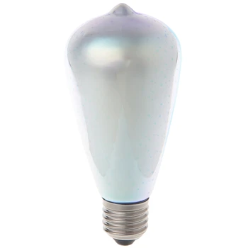 

E27 ST64 Colourful 3D Star Shine Decoration Multiple Reflection Alluminum Plated Glass L15