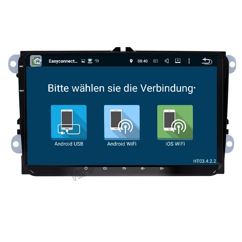 Discount IPS DSP Android 9.0 multimedia player for VW PASSAT B6 B7 V7 Golf 5 6 BORA Tiguan Fabia Rapid Seat Leon Altea Toledo no DVD 4