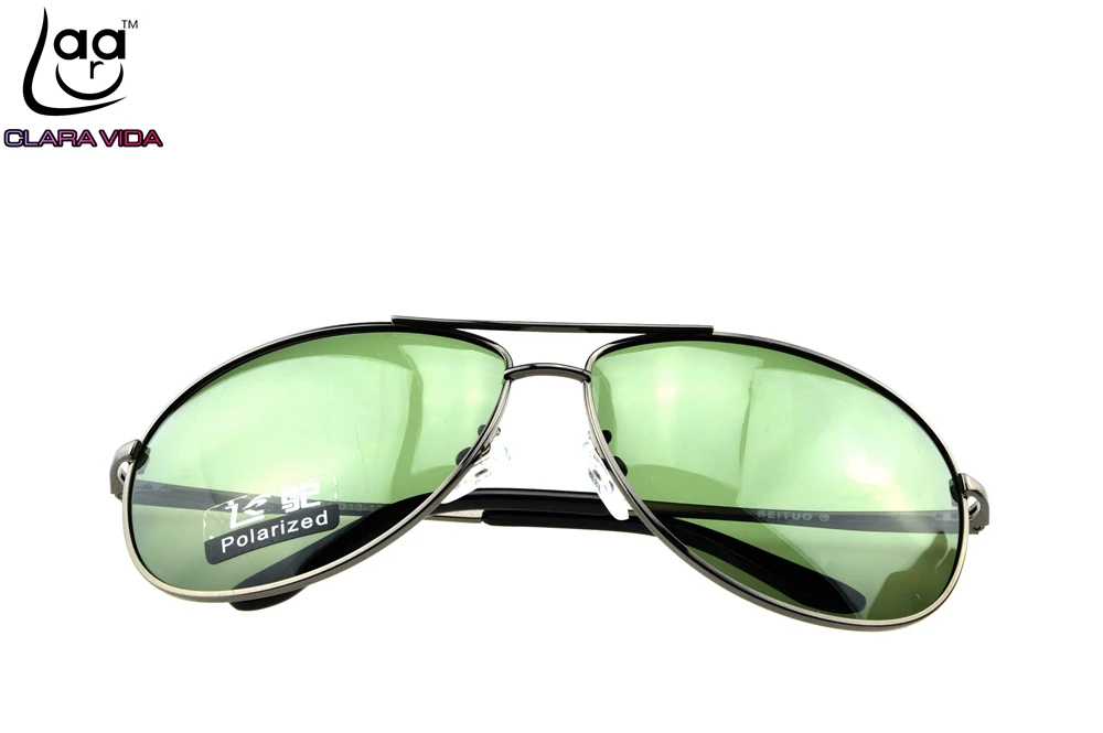 Мужские солнцезащитные очки Oculos Masculino Clara Vida усиленный двойной мост TAC