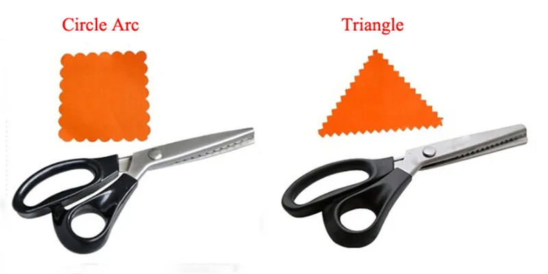 Sewing Cut Dressmaking Shear Pinking Tool Textile DENIM Scissor Leather Handicraft Fabric Upholstery DIY Tailor