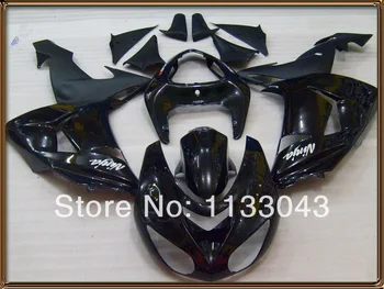 

100%NEW black Fairing kits FOR KAWASAKI NINJA ZX10R 06-07 ZX 10R 06 07 ZX-10R 06-07 10 R ZX 10R 2006 2007 fairings #BC8NN+7gfits