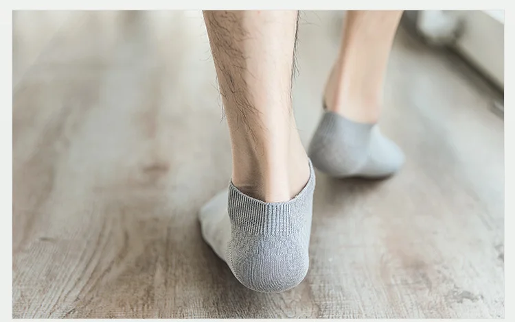5 пар мужских бамбуковых носков, мужские бамбуковые короткие носки, невидимые короткие носки, черные дышащие антибактериальные мужские носки, мужские носки