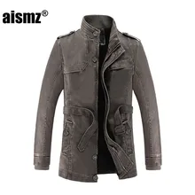Aismz Faux font b Leather b font font b Jackets b font font b Men b