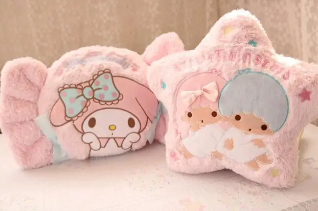 Подарок для детей 1 шт. 47 см милая мягкая подушка с надписью My Melody little twin stars candy