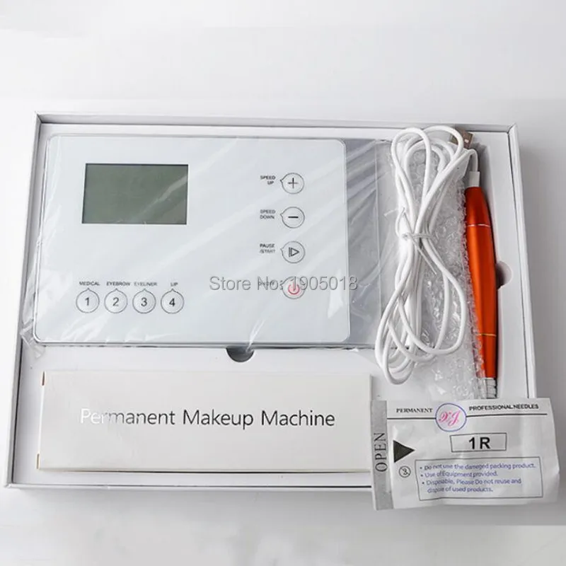 

New arrival Professional Tattoo Machine Kits Digital Permanent Makeup machine Eyebrow Lip Eyeline MTS Power Supply micro needles