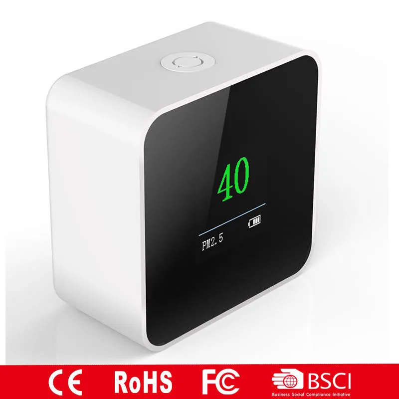 

PM2.5 Detector OLED Display Laser Sensor Li-ion Battery PM2.5 Meter