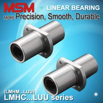 

MSM Center/Middle Flange Linear Bearings 4pcs/lot LMHC8LUU LMHC10LUU LMHC12LUU LMHC16LUU LMHC20LUU LMHC25LUU LMHC30LUU LMHML mm
