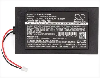 Cameron Sino 1300mAh battery for LOGITECH 915-000257 915-000260 Elite Harmony 950 533-000128 623158 Remote Control Battery
Cameron Sino 1300mAh battery for LOGITECH 915-000257 915-000260 Elite Harmony 950 533-000128 623158 Remote Control Battery