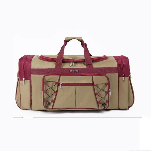 Водонепроницаемые мужские дорожные портативные багажные вещевые сумки Сумка для мессенджера - Цвет: khaki