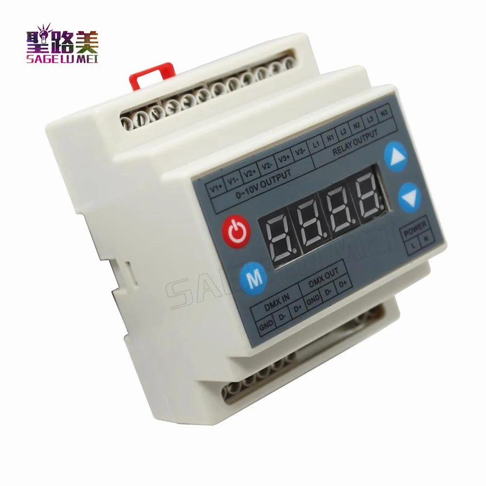 DMX303 AC110V 220V Triac DMX 3CH high voltage Dimmer Controller