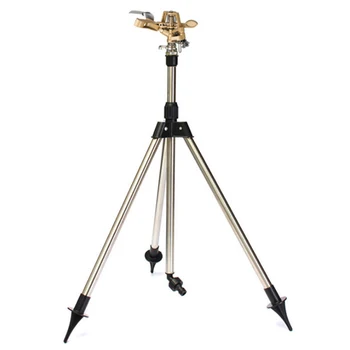 

Stainless Steel Garden Lawn Irrigation Sprinkler Tripod Watering Sprinkler Garden Watering Tools Kit Mayitr